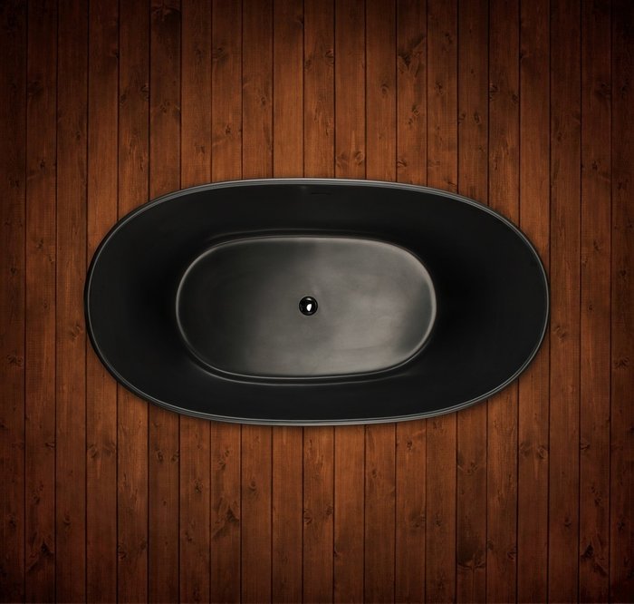 Каменная Ванна PureScape черно-графитового тона - лучшие Ванны в INMYROOM