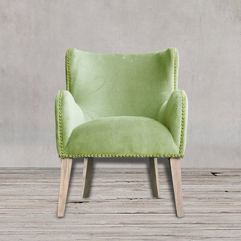 Кресло "Лори" зеленое - купить Интерьерные кресла по цене 44520.0