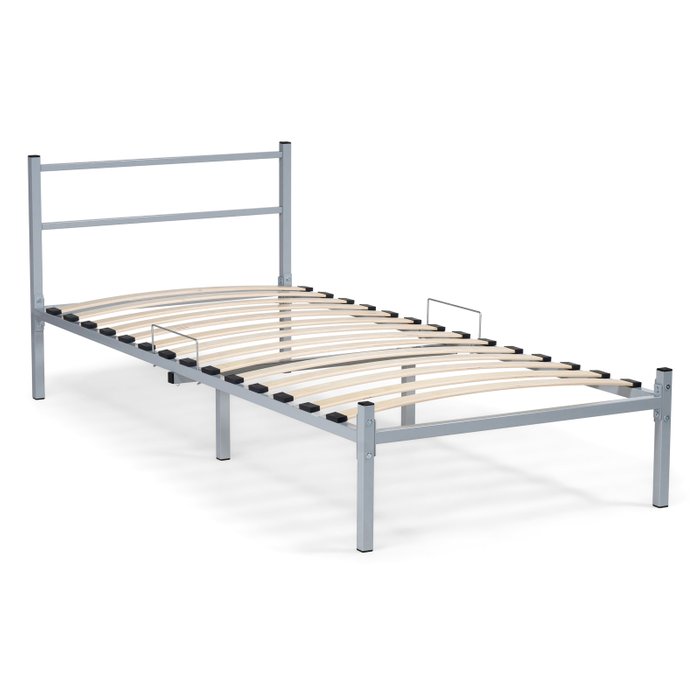 Кровать Фади 90х200 серого цвета - купить Кровати для спальни по цене 6480.0