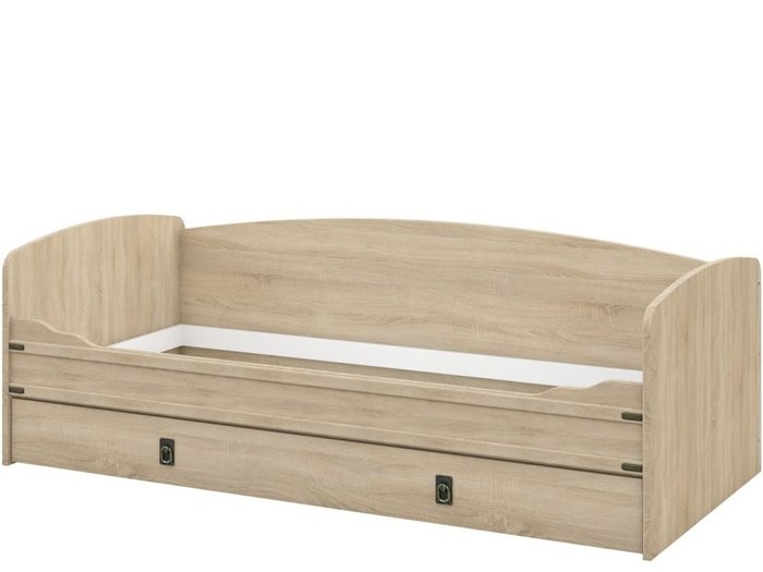 Кровать-тахта Валенсия 90х200 бежевого цвета - купить Одноярусные кроватки по цене 22463.0