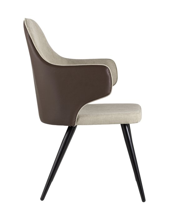 Стул Альдо бежево-коричневого цвета - лучшие Обеденные стулья в INMYROOM