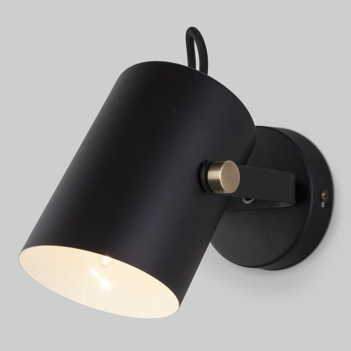 Настенный светильник Italio черного цвета