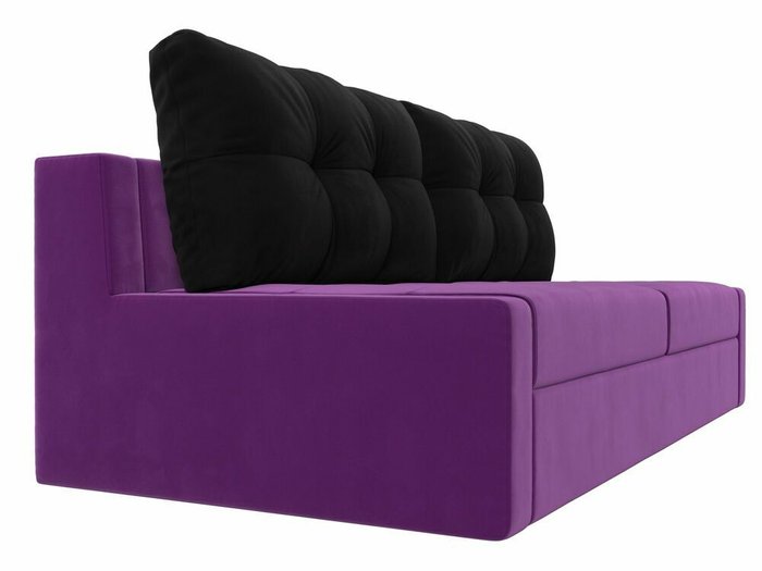 Прямой диван-кровать Мартин фиолетового цвета - лучшие Прямые диваны в INMYROOM