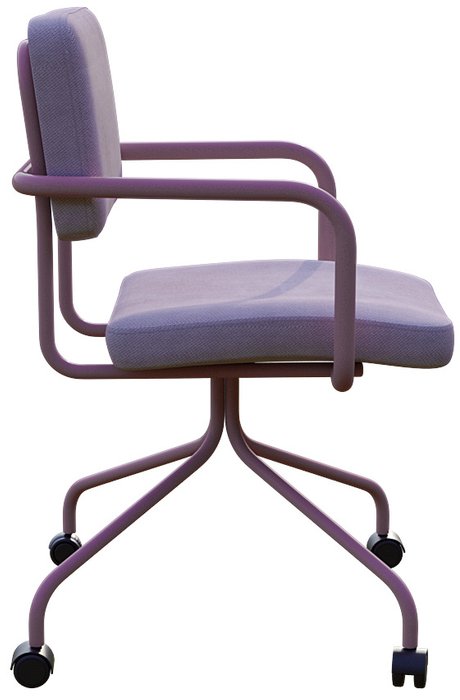 Стул офисный Весна сиреневого цвета - лучшие Офисные кресла в INMYROOM