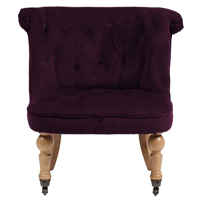 Кресло Amelie French Country Chair Лилового цвета