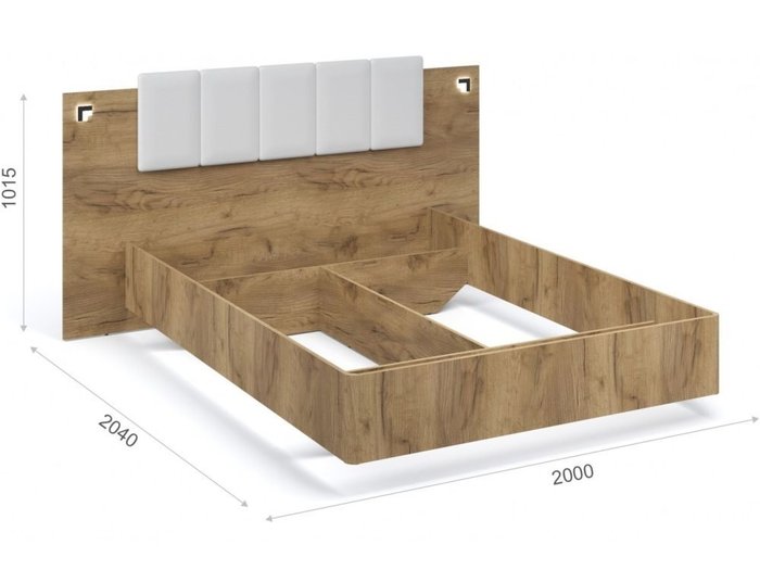 Кровать Мишель 140x200 бежевого цвета - купить Кровати для спальни по цене 20695.0