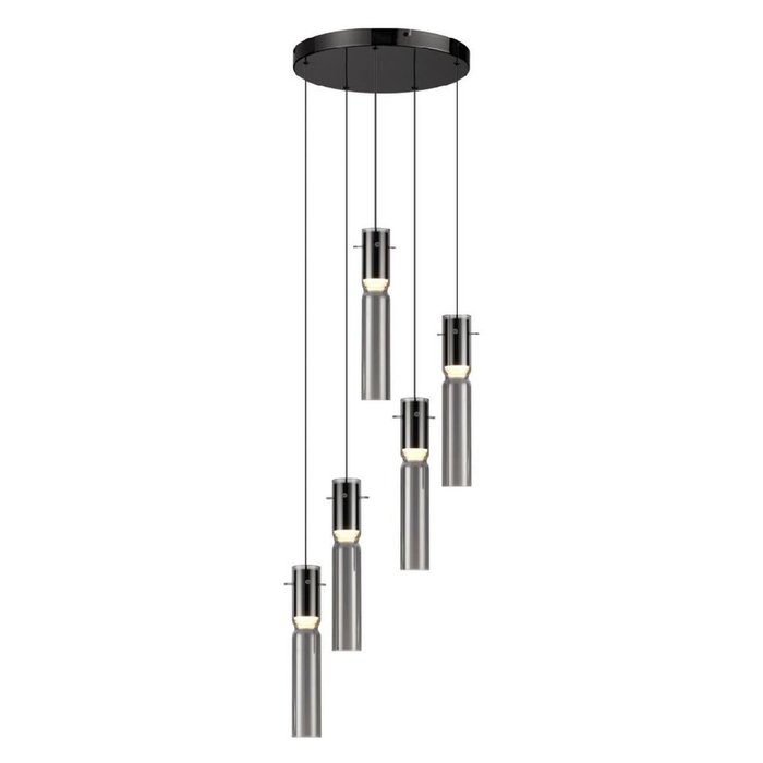 Каскадная люстра Scrow 5058/25L (стекло, цвет дымчатый) - купить Подвесные люстры по цене 19080