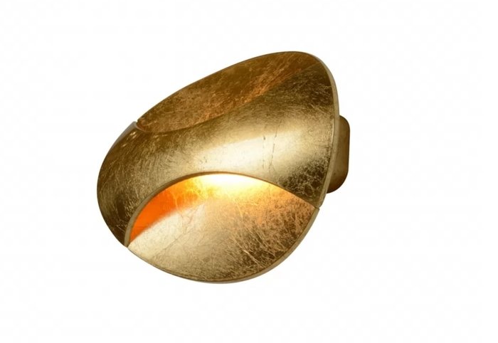 Настенный светильник Flux золотого цвета - лучшие Бра и настенные светильники в INMYROOM