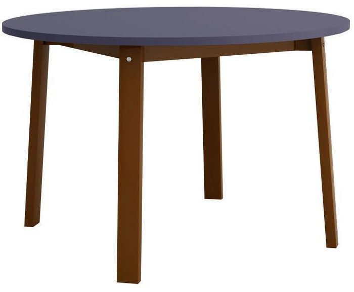 Стол обеденный Сканди темно-синего цвета