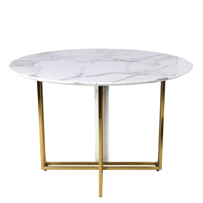 Стол обеденный Веспер белого цвета - купить Обеденные столы по цене 55800.0
