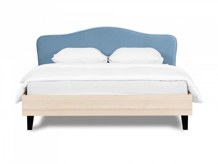 Кровать Queen II Elizabeth 160х200 с изголовьем голубого цвета - купить Кровати для спальни по цене 40425.0