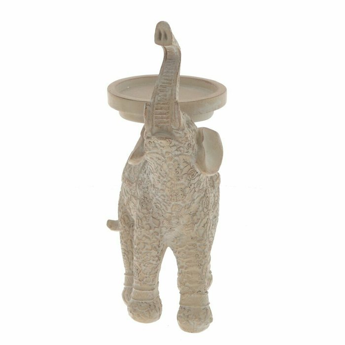 Подсвечник Слон бежевого цвета - купить Подсвечники по цене 4410.0