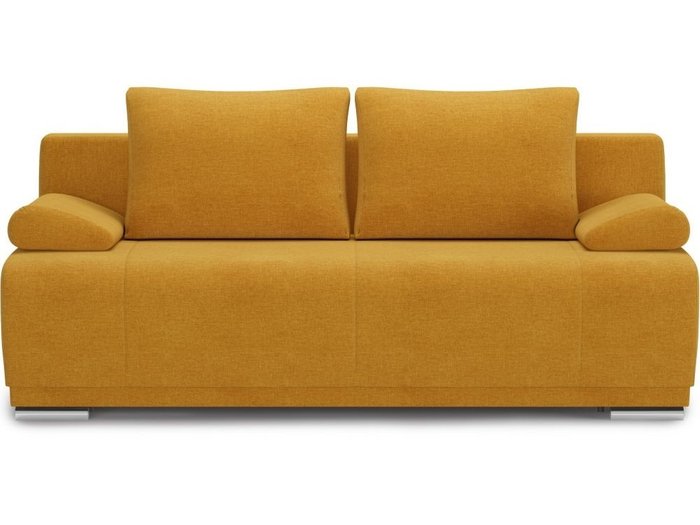 Диван-кровать Капри желтого цвета - купить Прямые диваны по цене 31583.0
