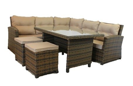 Набор мебели Версаль коричневого цвета - купить Комплекты для сада и дачи по цене 94176.0