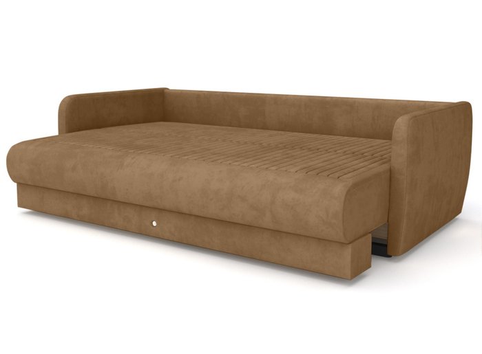 Прямой диван-кровать коричневого цвета - купить Прямые диваны по цене 198000.0