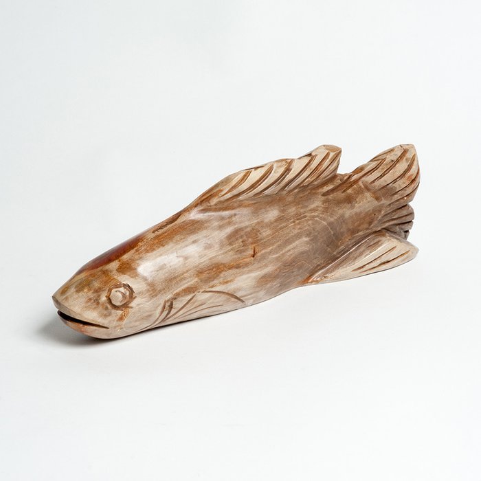 Декоративная рыба Fish из окаменелого дерева