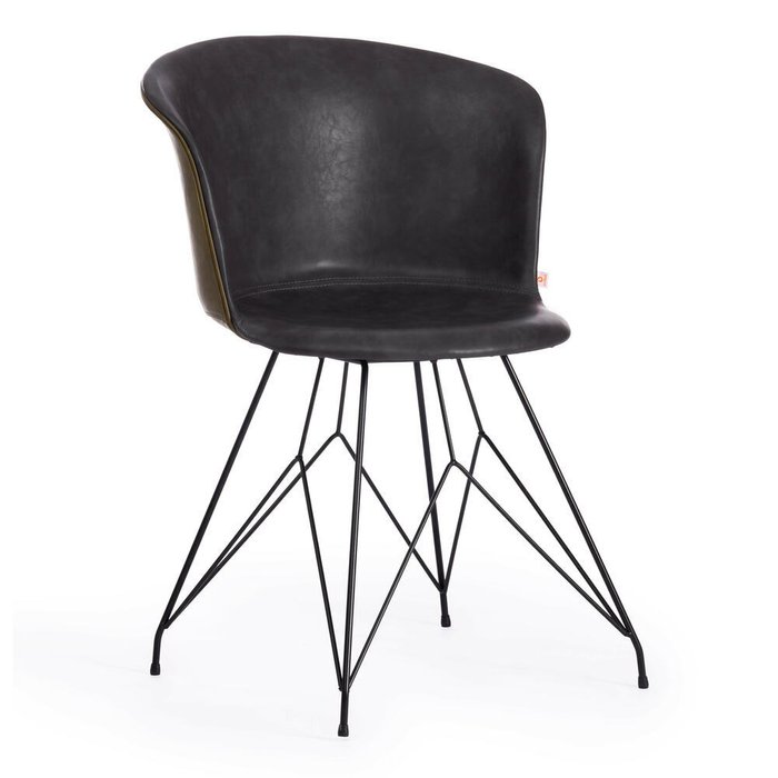 Комплект из двух стульев Kranz серо-зеленого цвета - купить Обеденные стулья по цене 10040.0