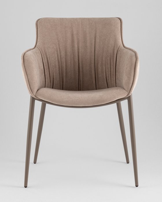 Стул Твигги бежевого цвета - лучшие Обеденные стулья в INMYROOM Стул Твигги бежевого цвета - лучшие Обеденные стулья в INMYROOM