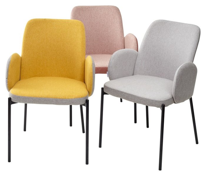 Стул Nikki розового цвета - купить Обеденные стулья по цене 8100.0
