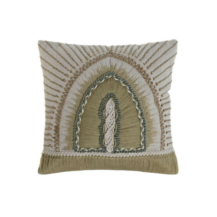 Подушка Boho 45х45 бежевого цвета