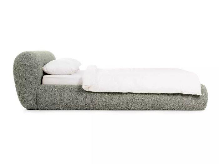 Кровать Sintra 160х200 серо-зеленого цвета без подъемного механизма  - лучшие Кровати для спальни в INMYROOM