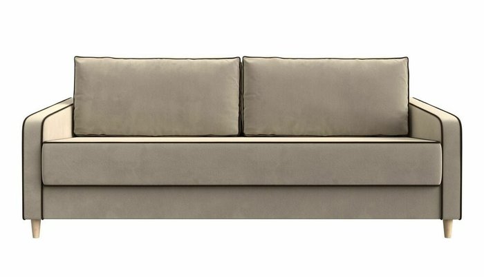 Прямой диван-кровать Варшава бежевого цвета - купить Прямые диваны по цене 56999.0