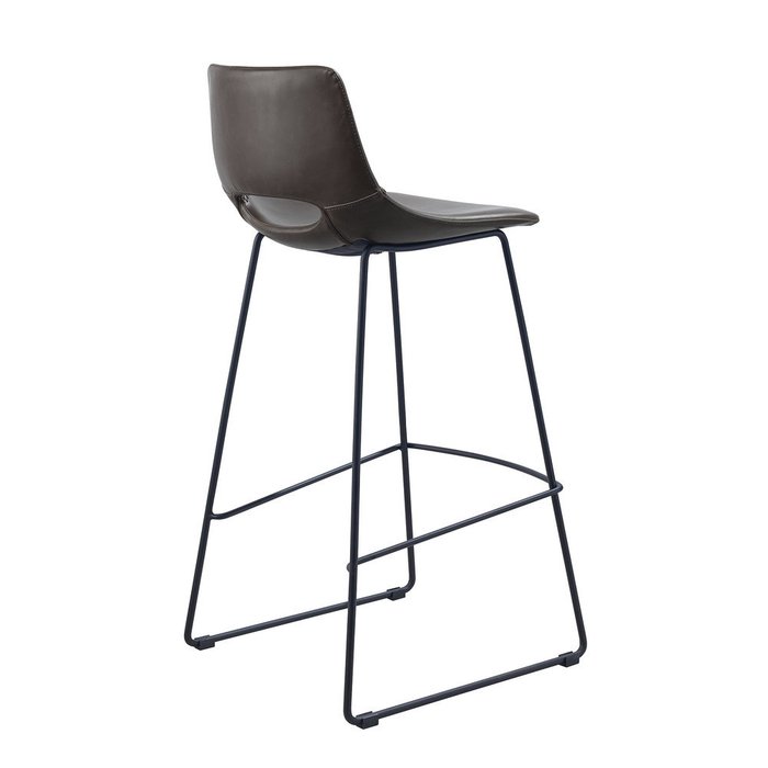 Барный стул Ziegler темно-коричневого цвета  - лучшие Барные стулья в INMYROOM