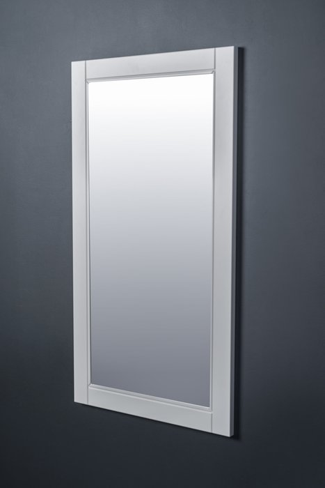 Зеркало навесное малое белого цвета - купить Настенные зеркала по цене 9000.0