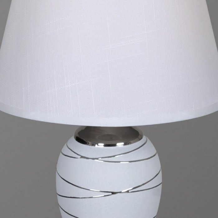 Настольная лампа 30335-0.7-01 (ткань, цвет белый) - лучшие Настольные лампы в INMYROOM