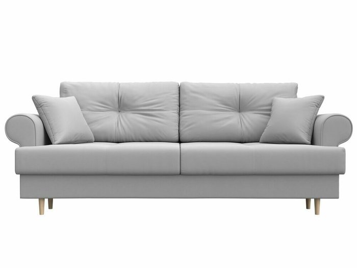 Диван-кровать Сплин белого цвета (экокожа) - купить Прямые диваны по цене 44999.0
