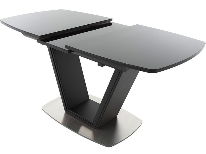 Стол раздвижной Севилья черного цвета - лучшие Обеденные столы в INMYROOM