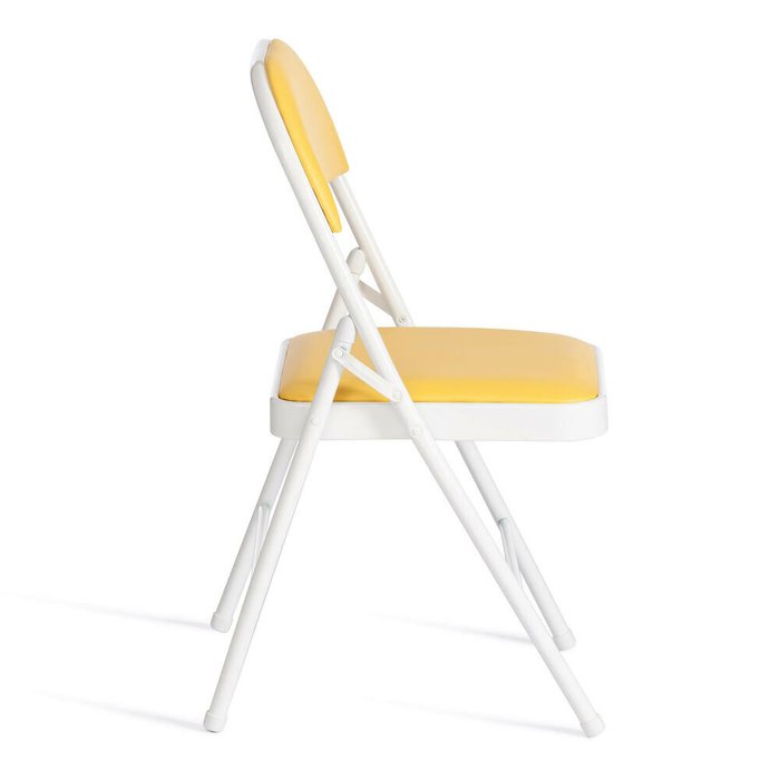 Комплект из шести складных стульев Folder желтого цвета - лучшие Обеденные стулья в INMYROOM