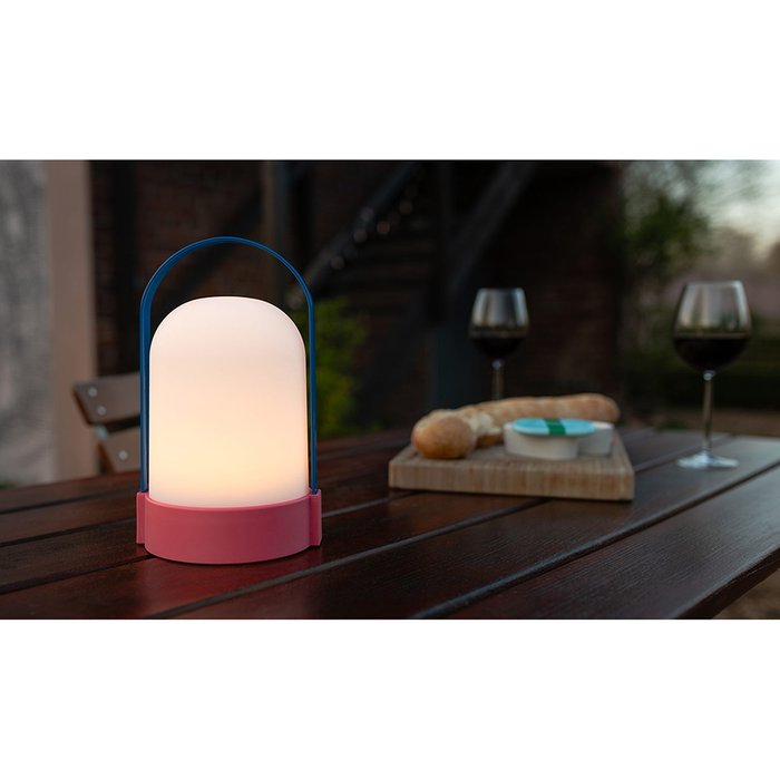 Светильник уличный переносной Bernadette сине-розового цвета - лучшие Наземные светильники в INMYROOM
