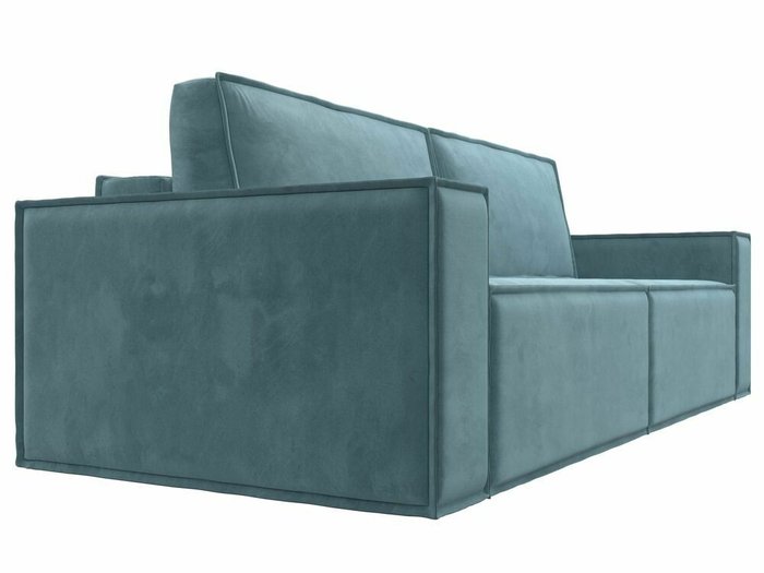 Прямой диван-кровать Куба бирюзового цвета - лучшие Прямые диваны в INMYROOM