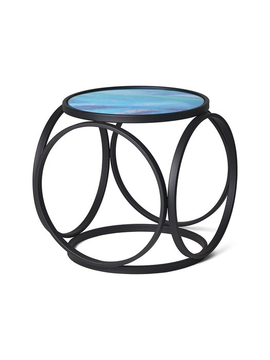 Кофейный столик Sfera черно-голубого цвета