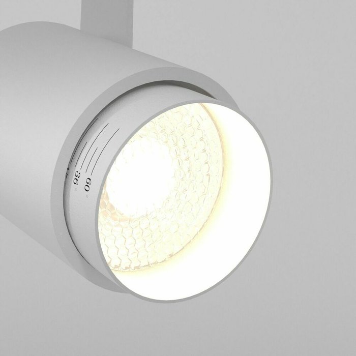 Трековый светодиодный светильник Cors для однофазного шинопровода белого цвета - лучшие Трековые светильники в INMYROOM
