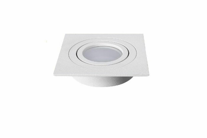 Встраиваемый светильник Rossari LTP-D012Q-01GU10-W (алюминий, цвет белый)