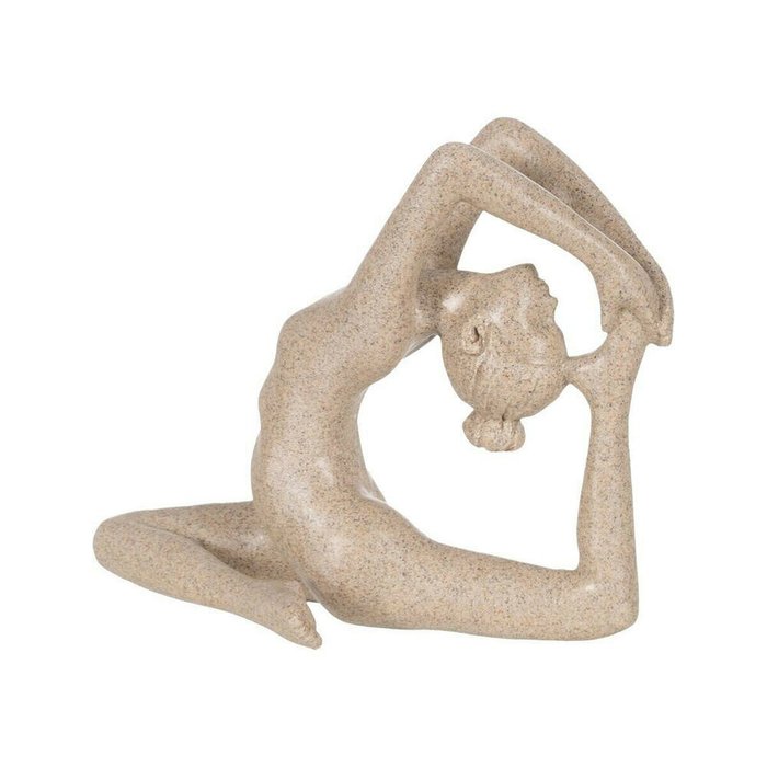 Декоративная фигура Бежевый Yoga 21,2 x 12 x 18,4 - купить Фигуры и статуэтки по цене 8604.0