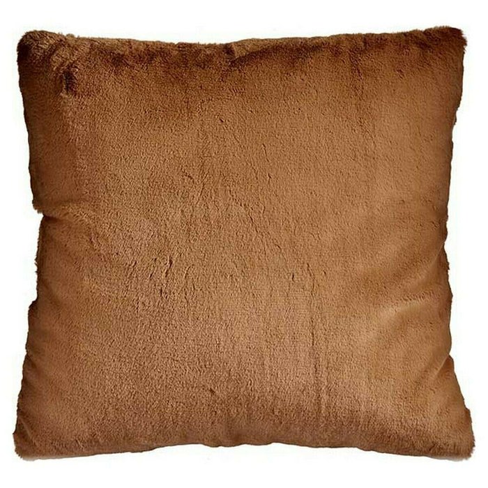 Подушка С волосами Коричневый Искусственная кожа (60 x 2 x 60 см)