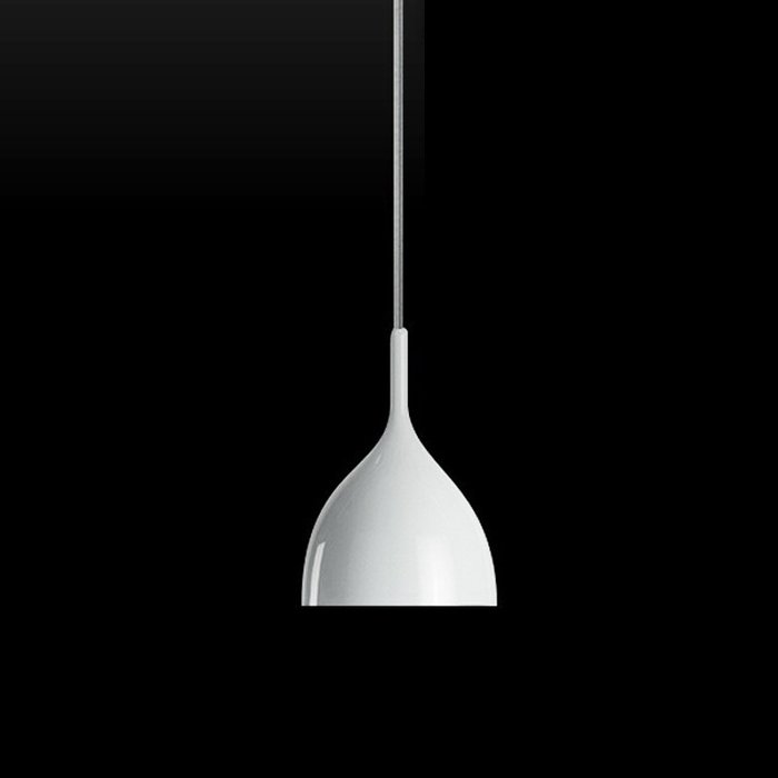 Подвесной светильник Rotaliana Drink с корпусом из металла белого цвета