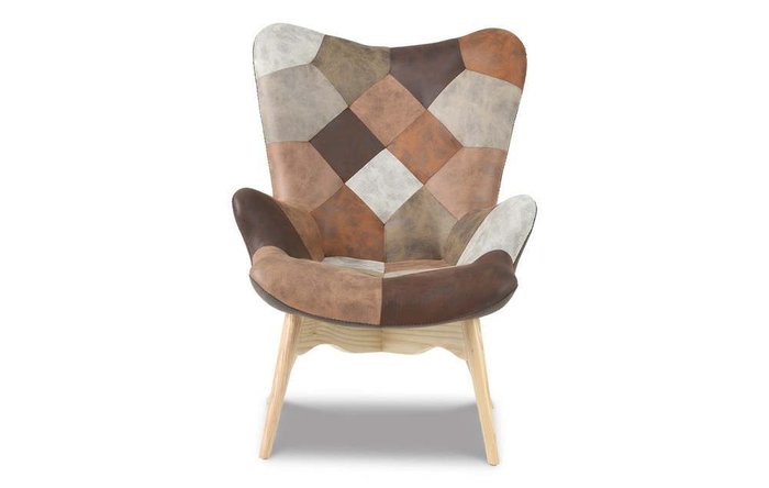 Кресло Contour бежево-коричневого цвета - лучшие Интерьерные кресла в INMYROOM