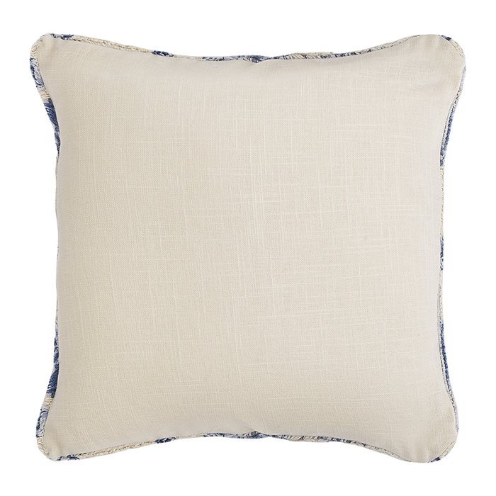 Чехол на подушку Ethnic 45x45 бело-синего цвета - купить Чехлы для подушек по цене 1890.0