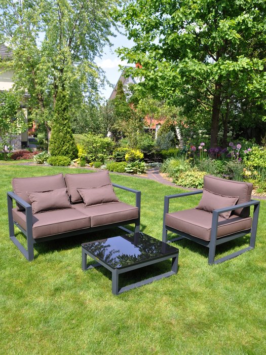 Комплект садовой мебели S коричневого цвета - лучшие Комплекты для сада и дачи в INMYROOM