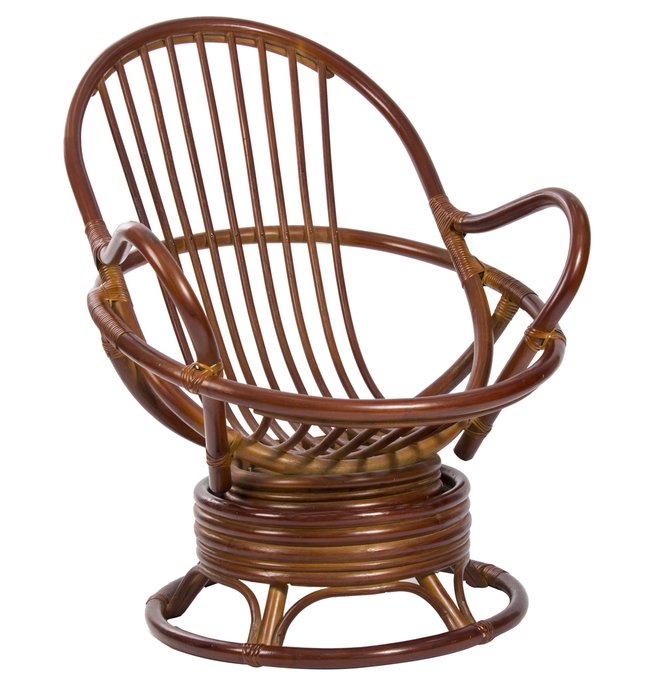 Кресло-качалка Swivel Rocker с подушкой коньяк - купить Садовые кресла по цене 15357.0