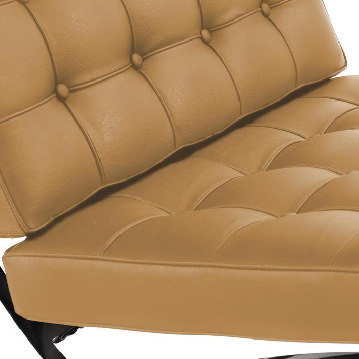 Кресло Barcelona Chair орехового цвета - купить Интерьерные кресла по цене 66300.0