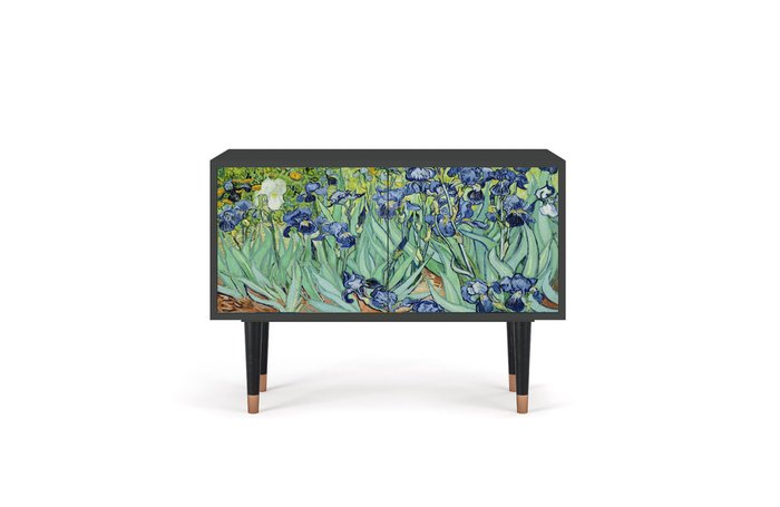 Комод S1 Irises by Vincent van Gogh с корпусом графитового цвета Комод S1 Irises by Vincent van Gogh с корпусом графитового цвета