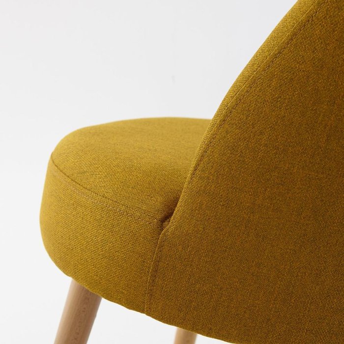 Комплект из двух стульев Quilda желтого цвета - лучшие Обеденные стулья в INMYROOM