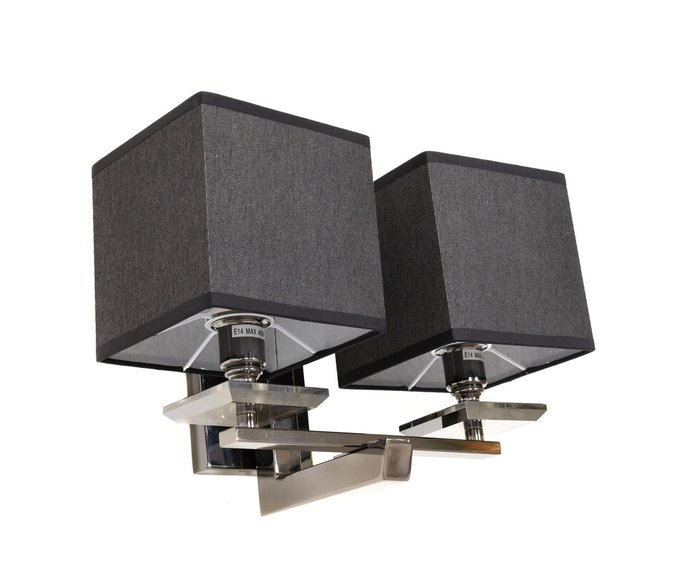 Бра Lumina Deco Flianelo LDW 1248-2 BK - лучшие Бра и настенные светильники в INMYROOM