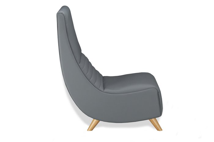 Кресло Овале серого цвета - лучшие Интерьерные кресла в INMYROOM
