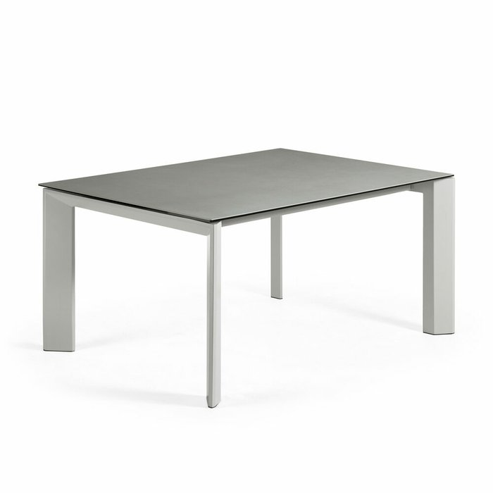 Раздвижной обеденный стол Atta L с серой столешницей  - купить Обеденные столы по цене 240990.0